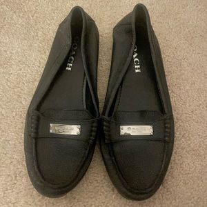 Coach leather loafers
